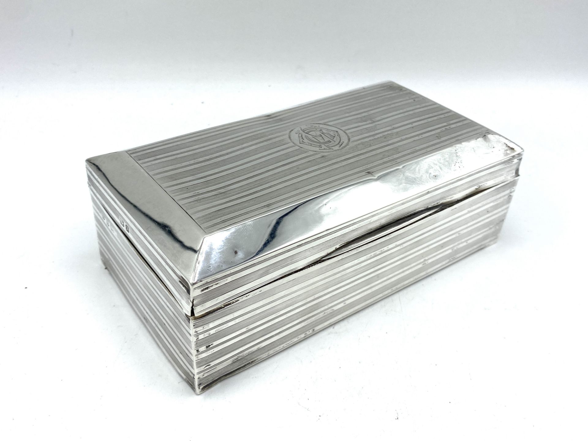 Two silver cigarette boxes and a silver cigarette case - Bild 3 aus 9