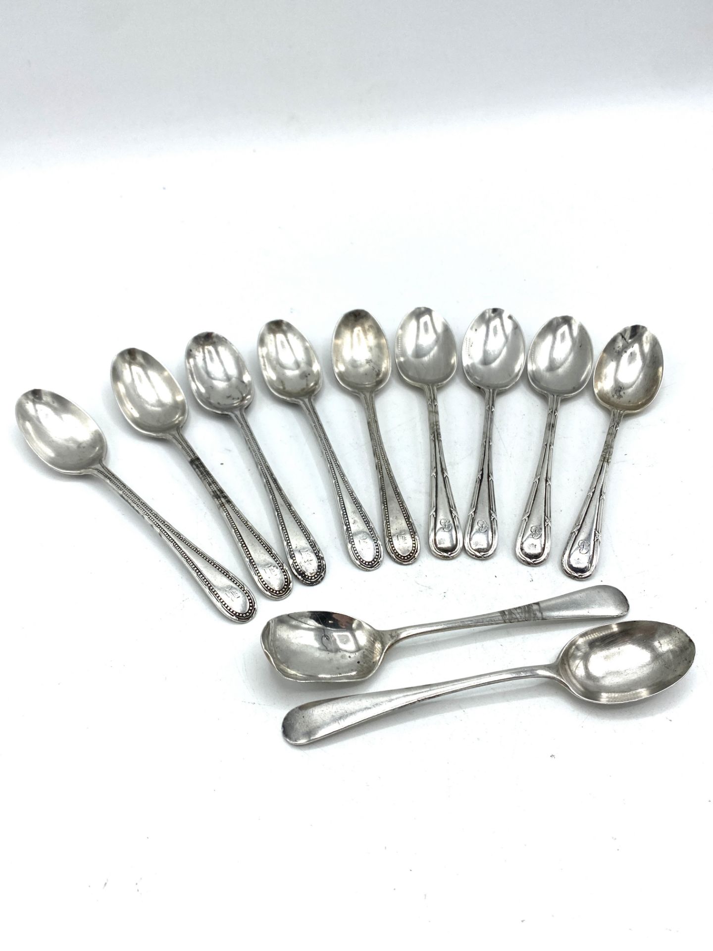 Collection of silver tea spoons - Image 2 of 6