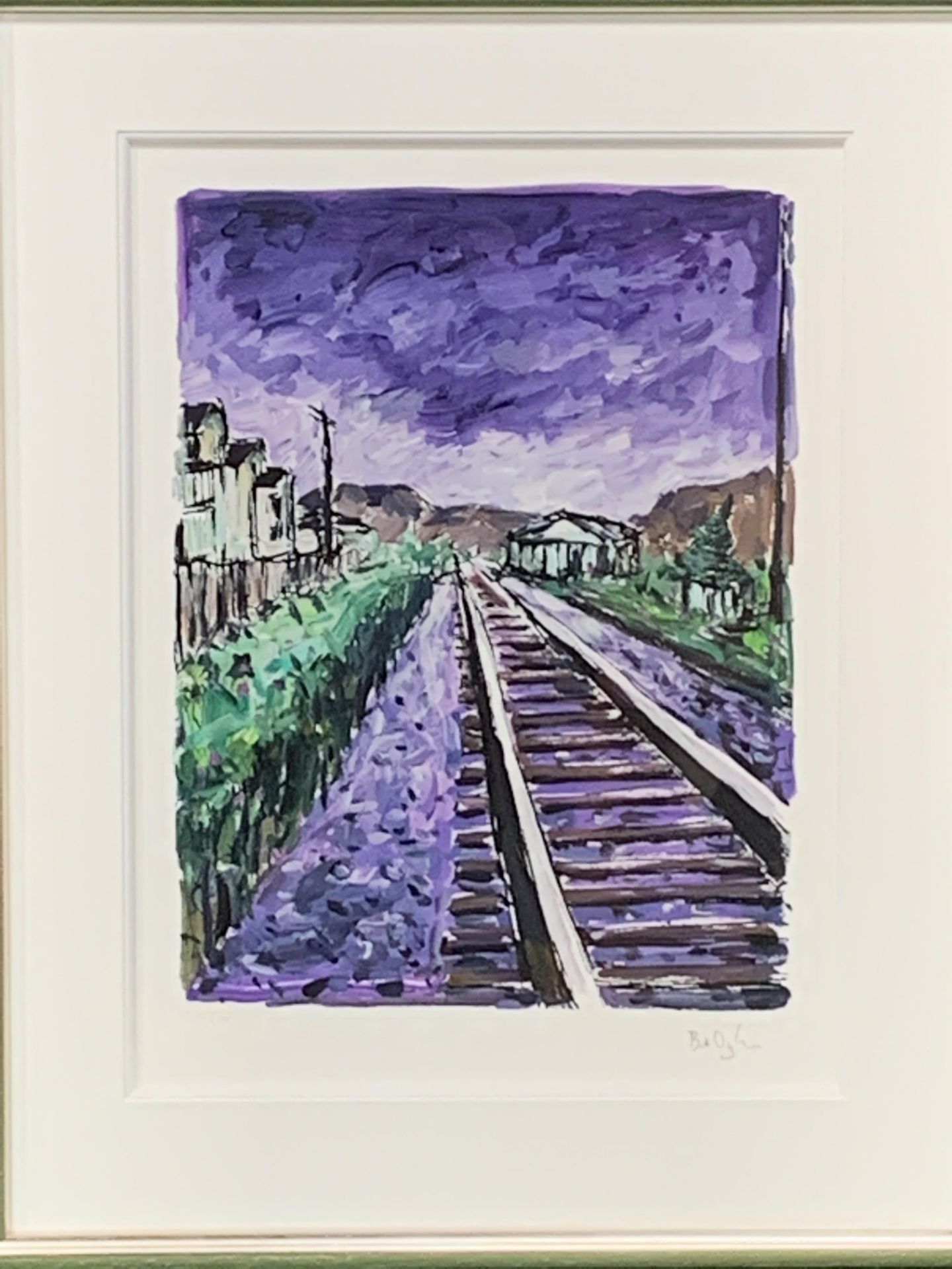 Bob Dylan (B1941 - ) 'Train Tracks' Drawn Blank Series, Portfolio of four artist signed prints - Bild 14 aus 15