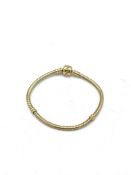 14ct gold Pandora bracelet