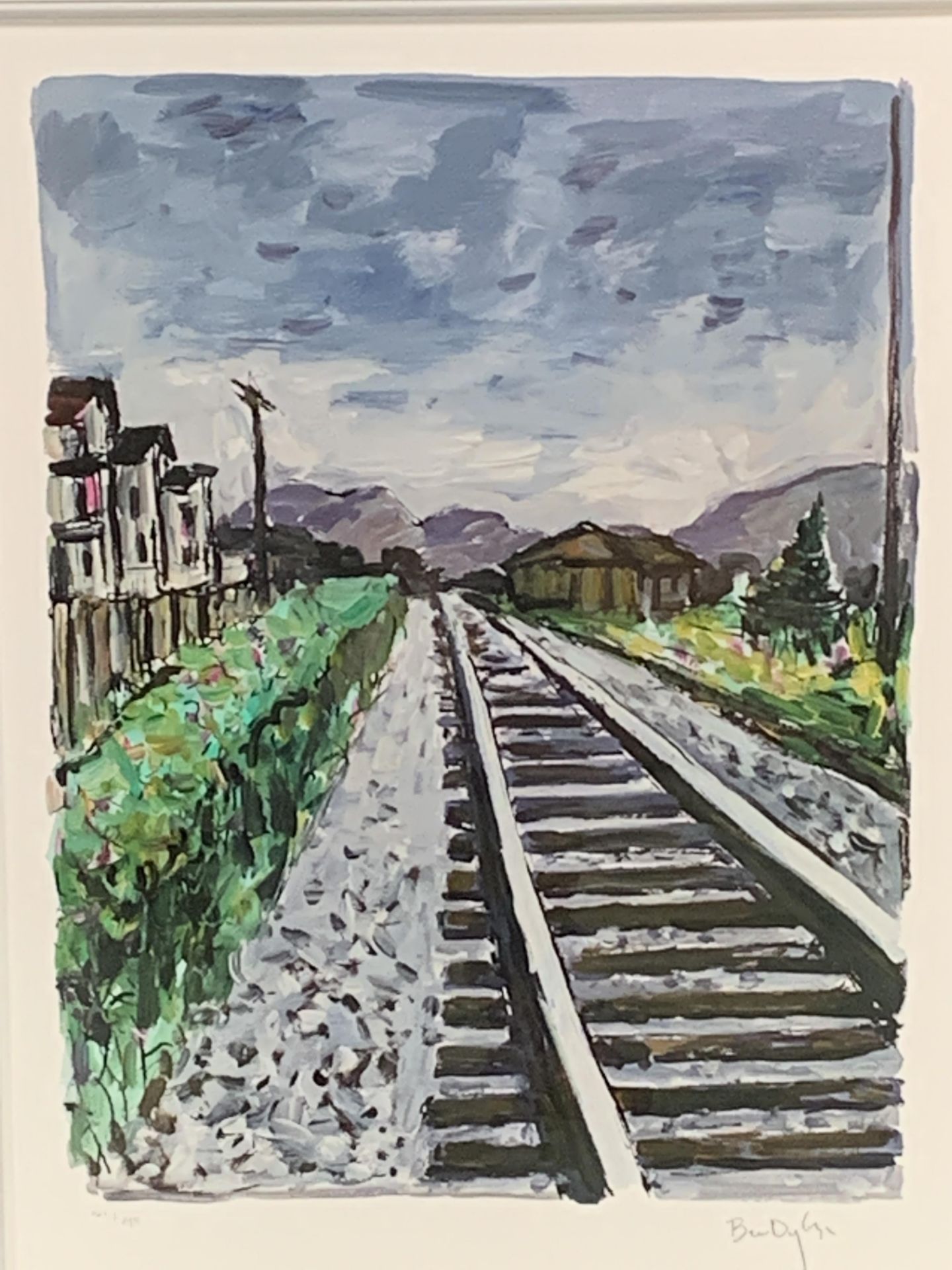 Bob Dylan (B1941 - ) 'Train Tracks' Drawn Blank Series, Portfolio of four artist signed prints - Bild 5 aus 15