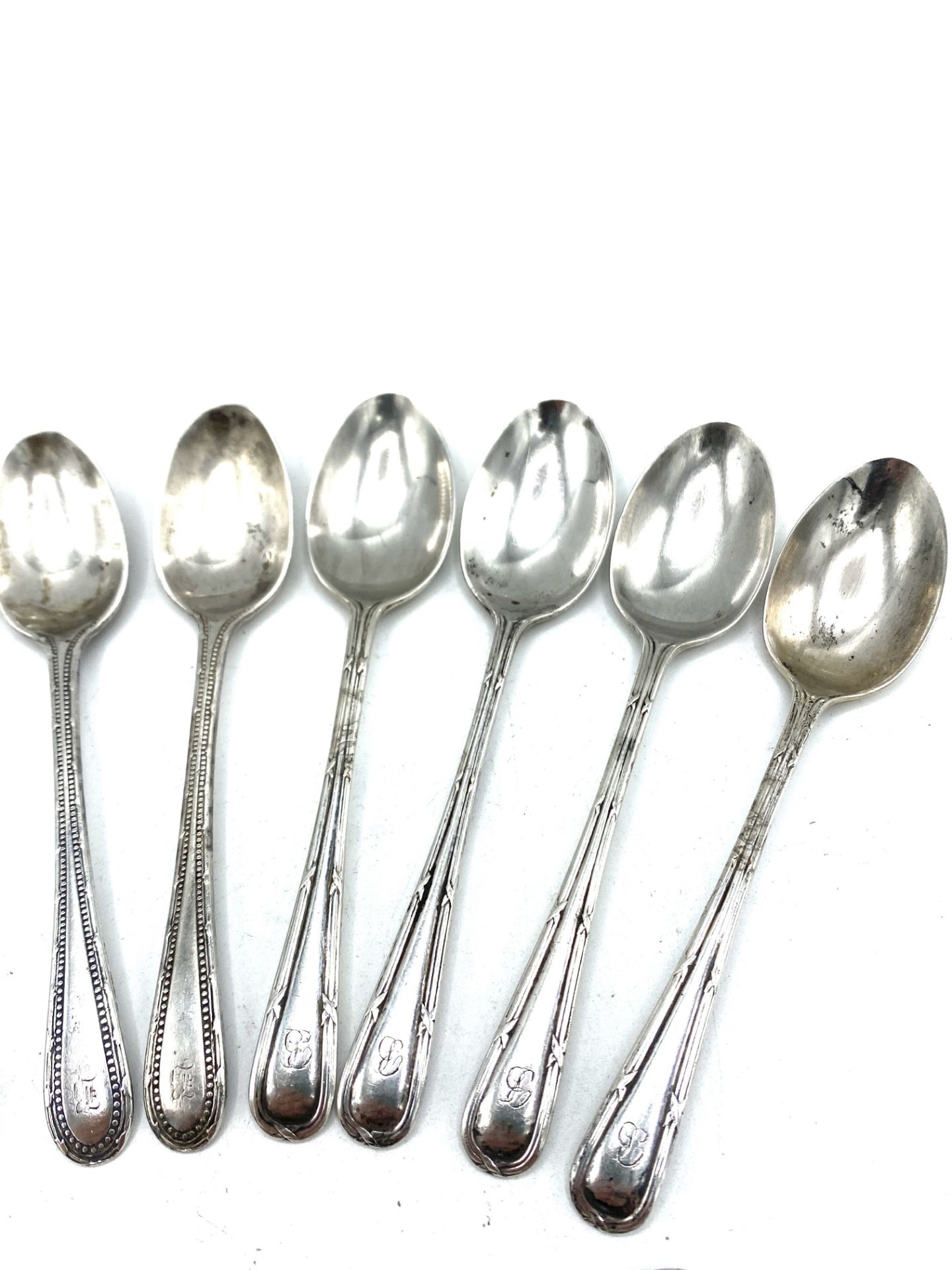 Collection of silver tea spoons - Image 6 of 6