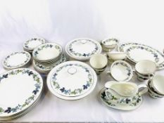 Royal Doulton Burgundy part dinner service