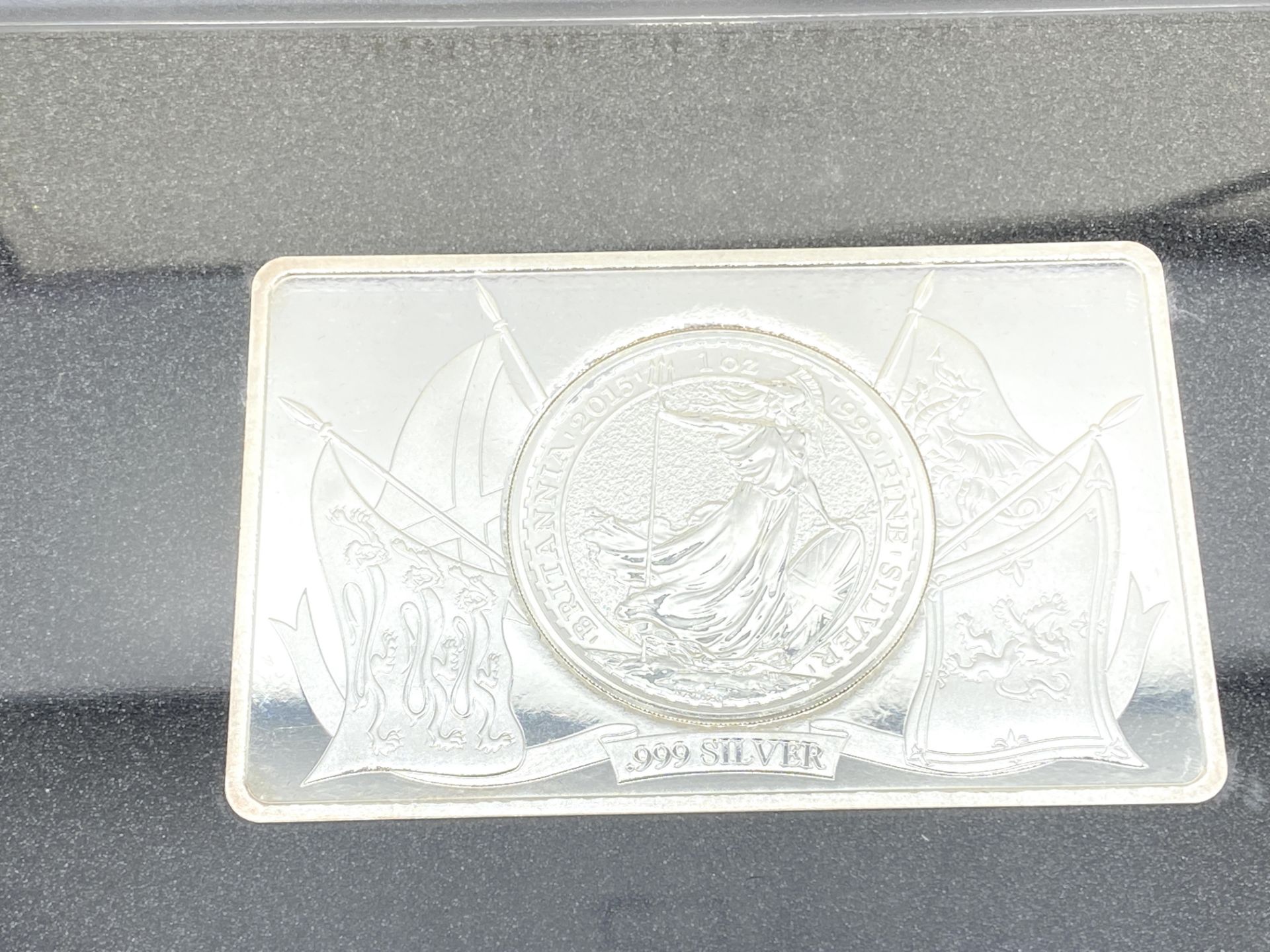 Five ounce silver bullion coin bar - Bild 2 aus 4