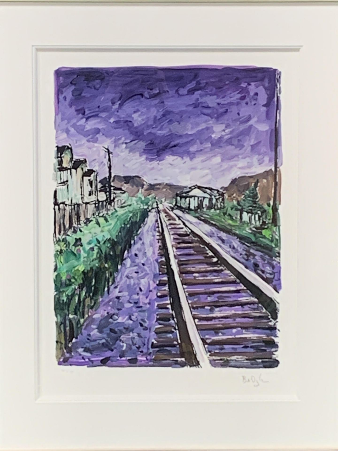 Bob Dylan (B1941 - ) 'Train Tracks' Drawn Blank Series, Portfolio of four artist signed prints - Bild 15 aus 15