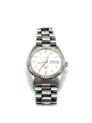 Gents stainless steel Bulova wristwatch