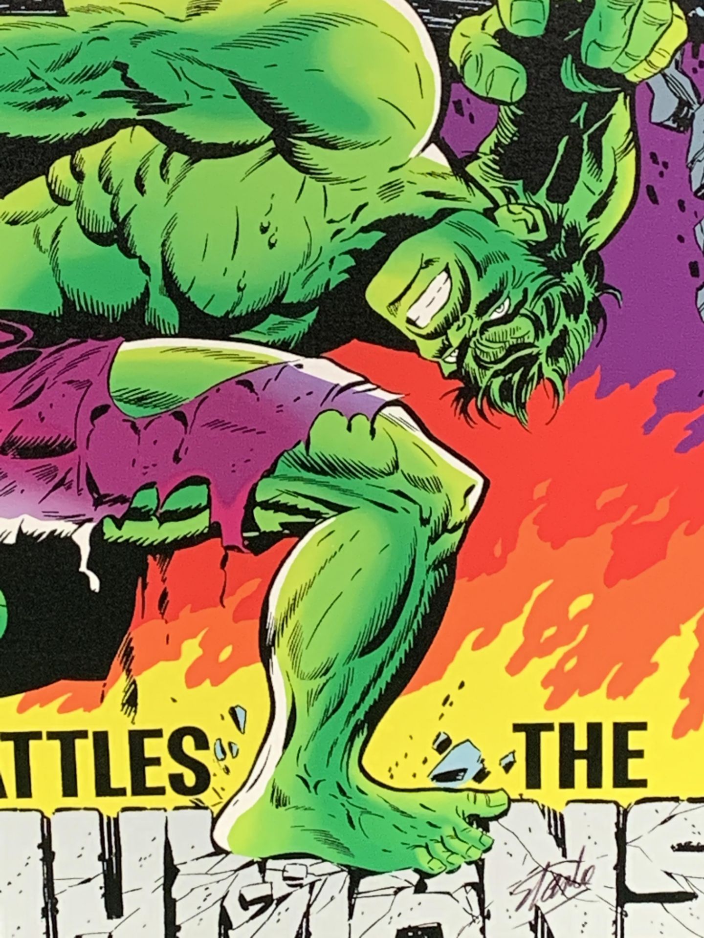 Washington Green Fine Art / Marvel CC Fine Art Marvel Superheroes Incredible Hulk Special #1 - Bild 5 aus 6
