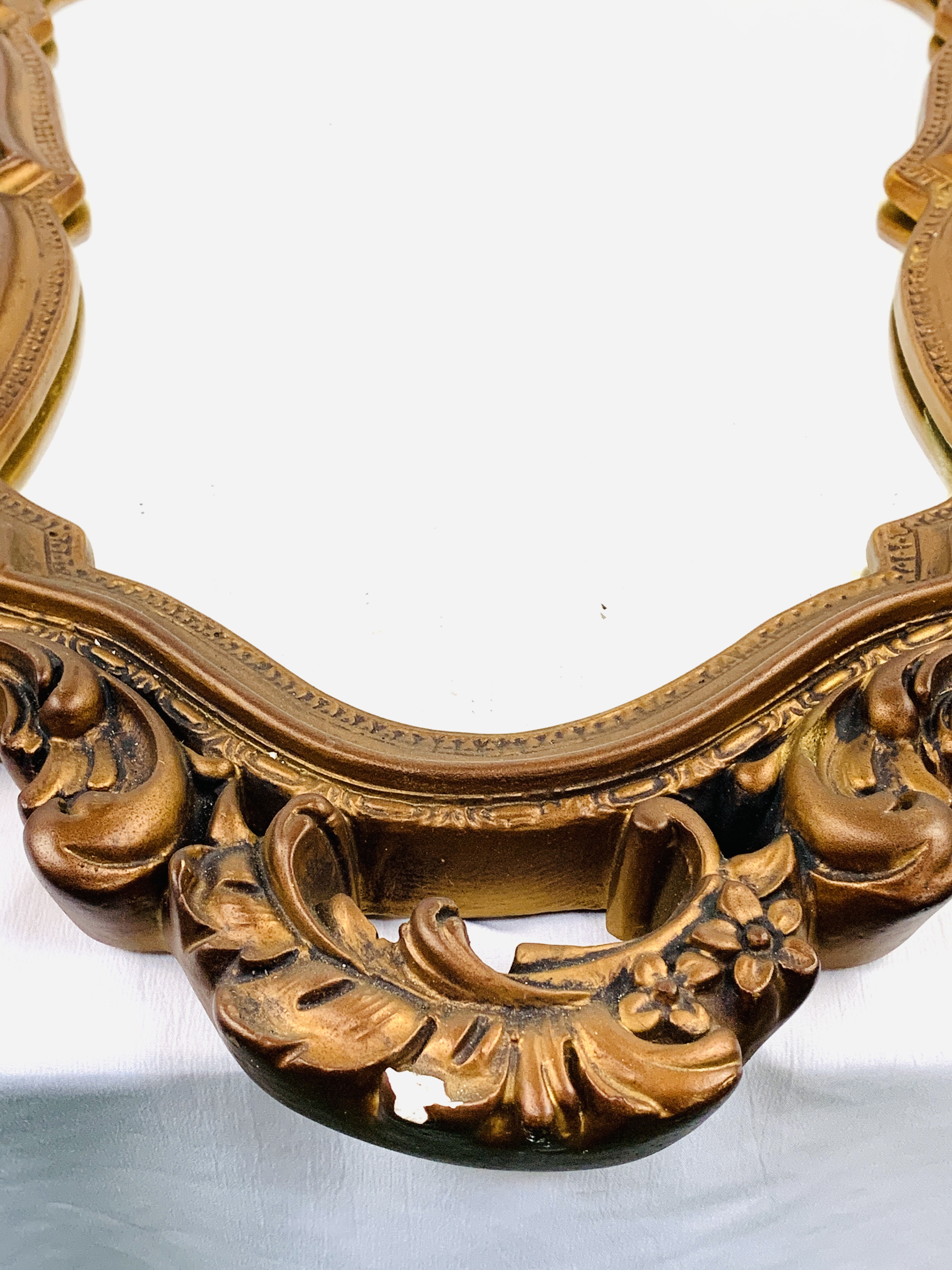 Gilt frame wall mirror - Image 6 of 7