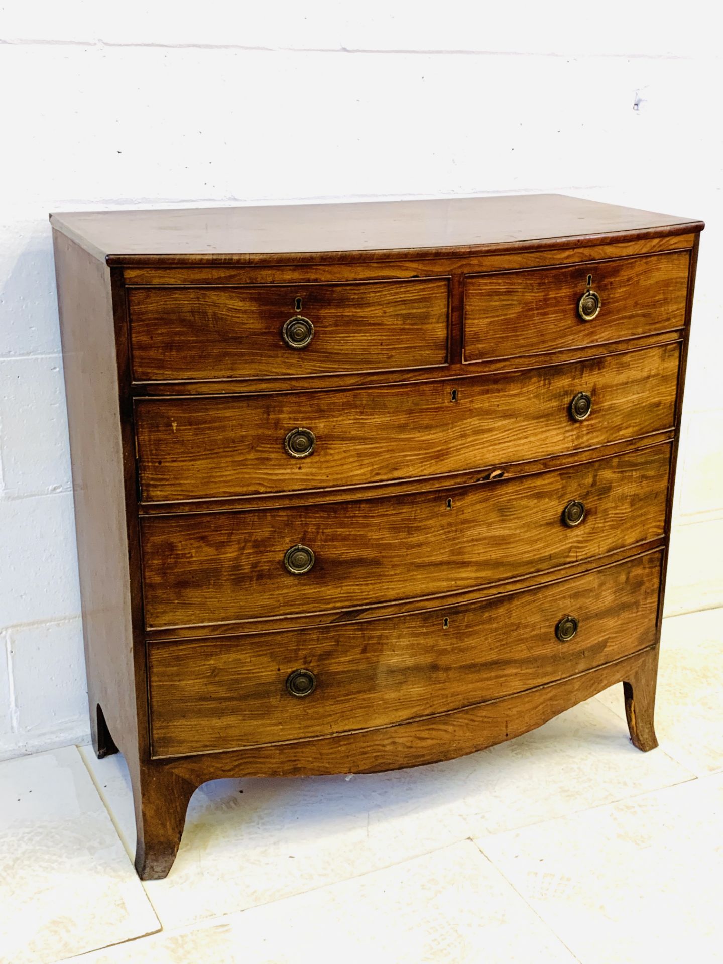 Mahogany chest of drawers - Image 2 of 6
