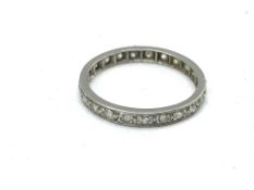 Full eternity diamond set ring