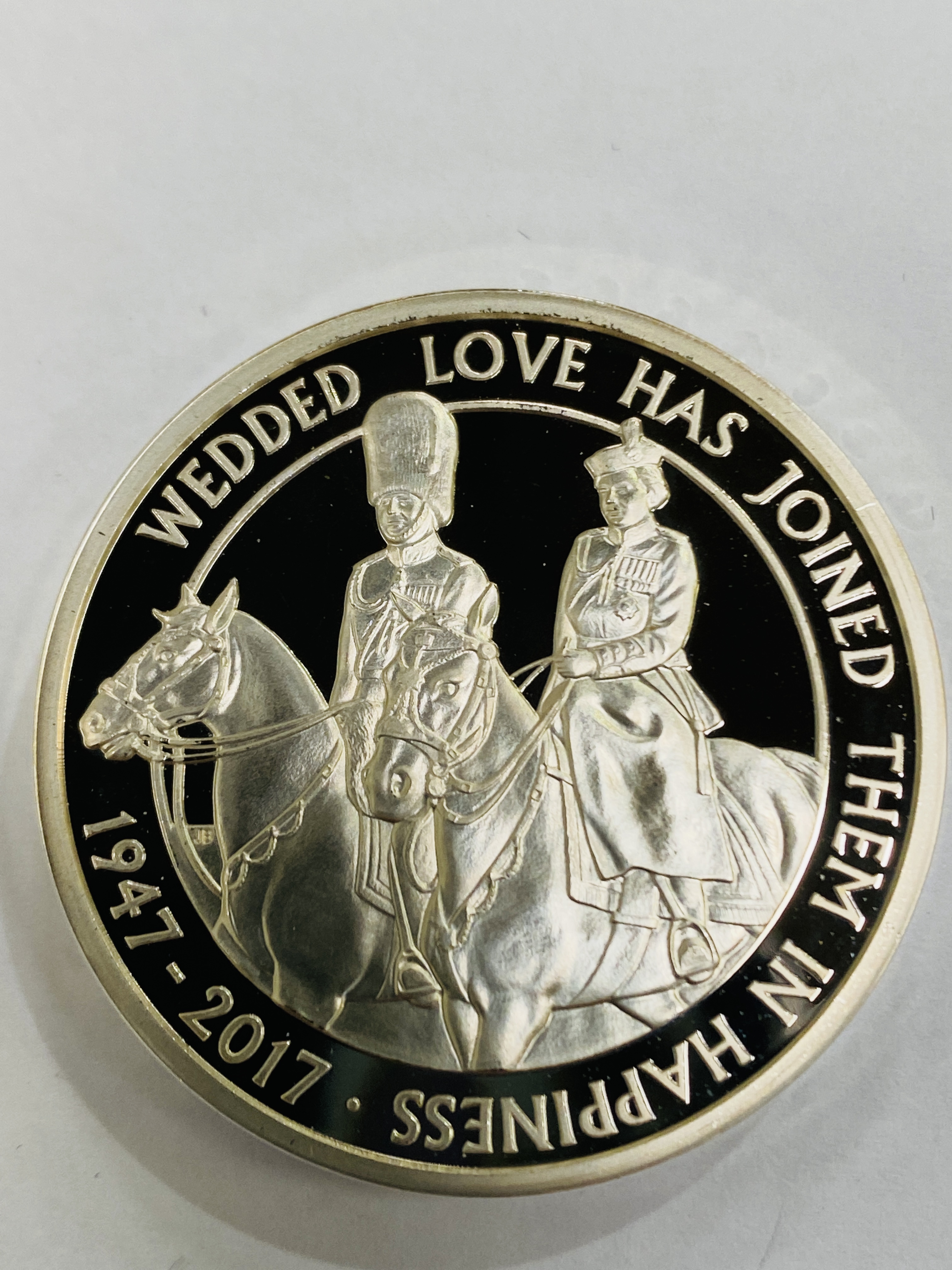 Platinum Wedding Anniversary 2017 £5 silver proof coin