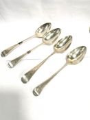 Sterling silver dessert spoons