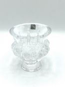 Lalique glass vase in original box