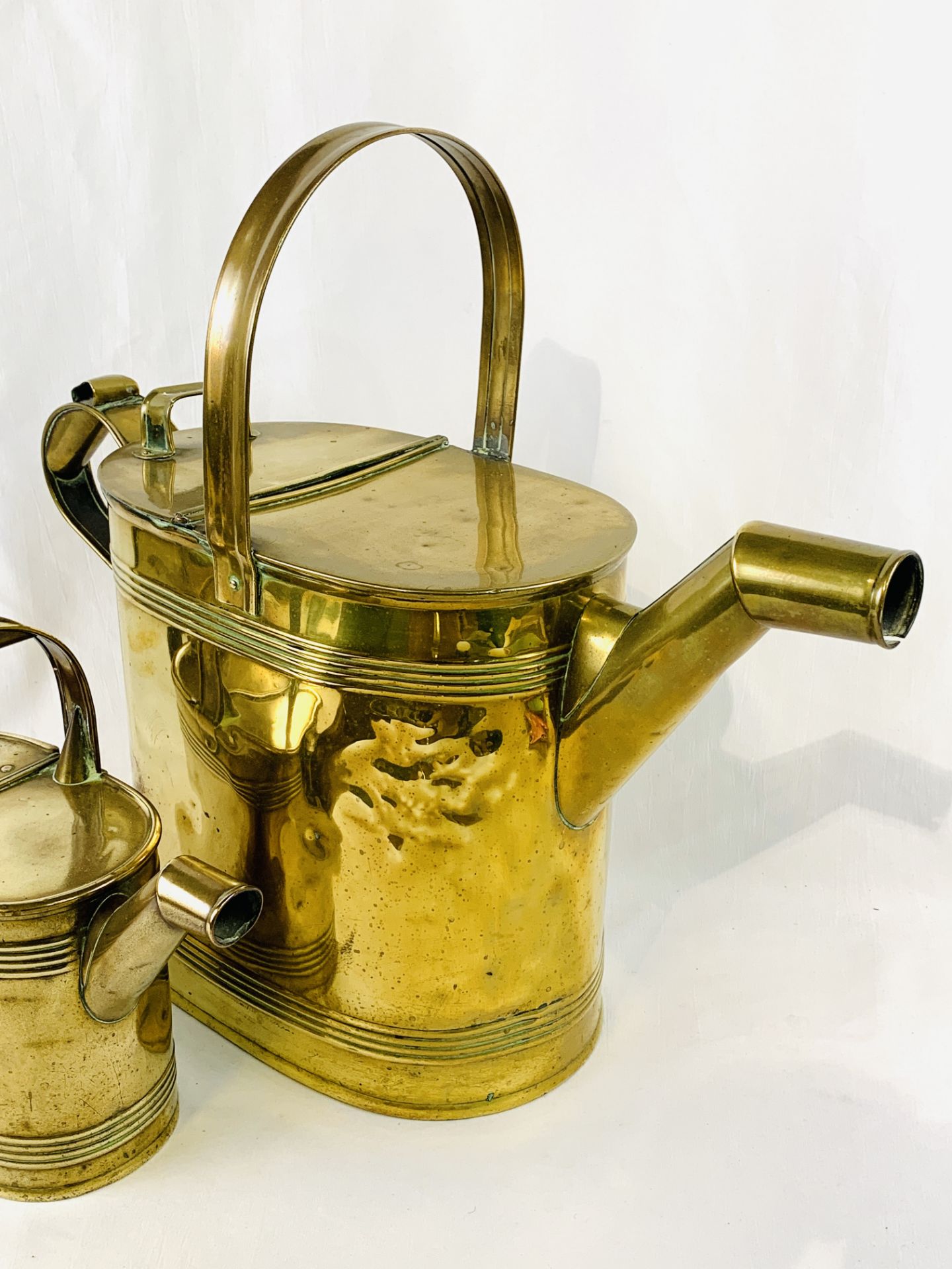 Two brass watering cans - Bild 4 aus 4