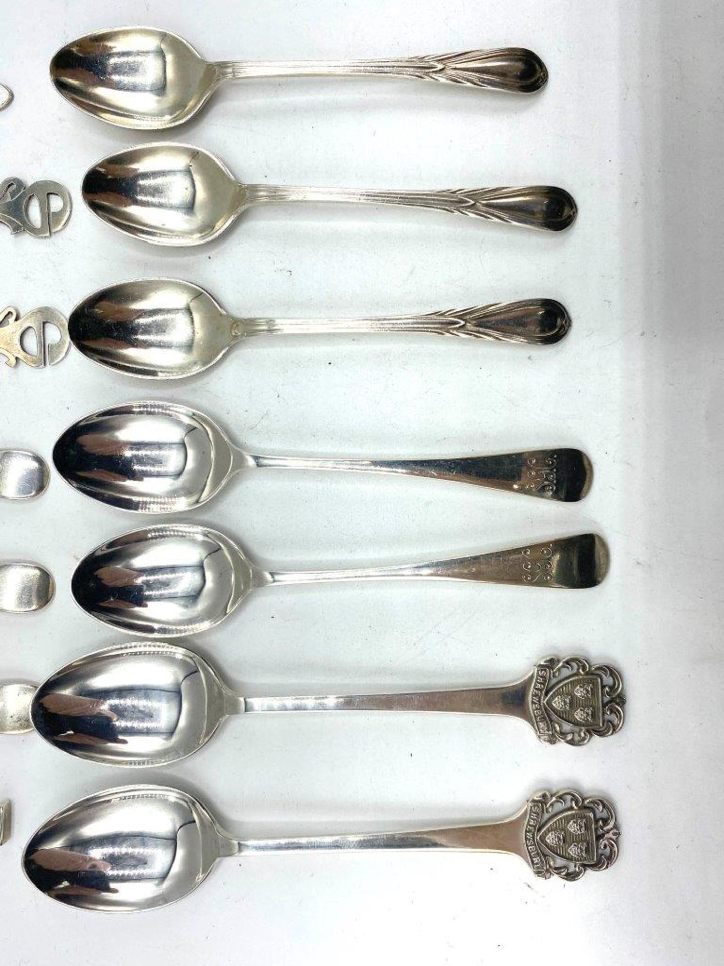 Quantity of silver tea spoons - Bild 6 aus 9