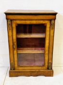 French glass fronted display cabinet