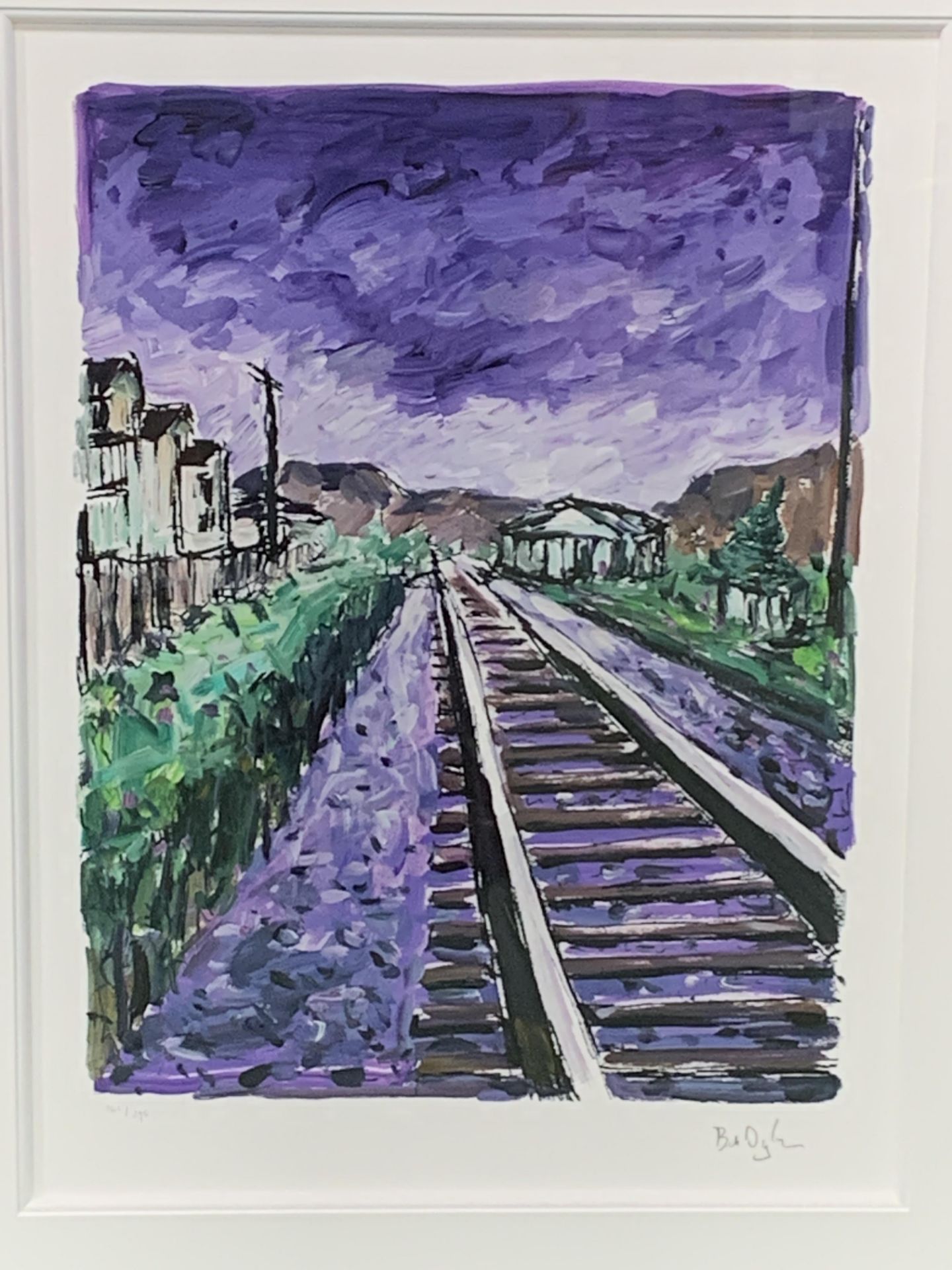 Bob Dylan (B1941 - ) 'Train Tracks' Drawn Blank Series, Portfolio of four artist signed prints - Bild 12 aus 15