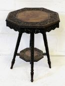 Octagonal occasional table