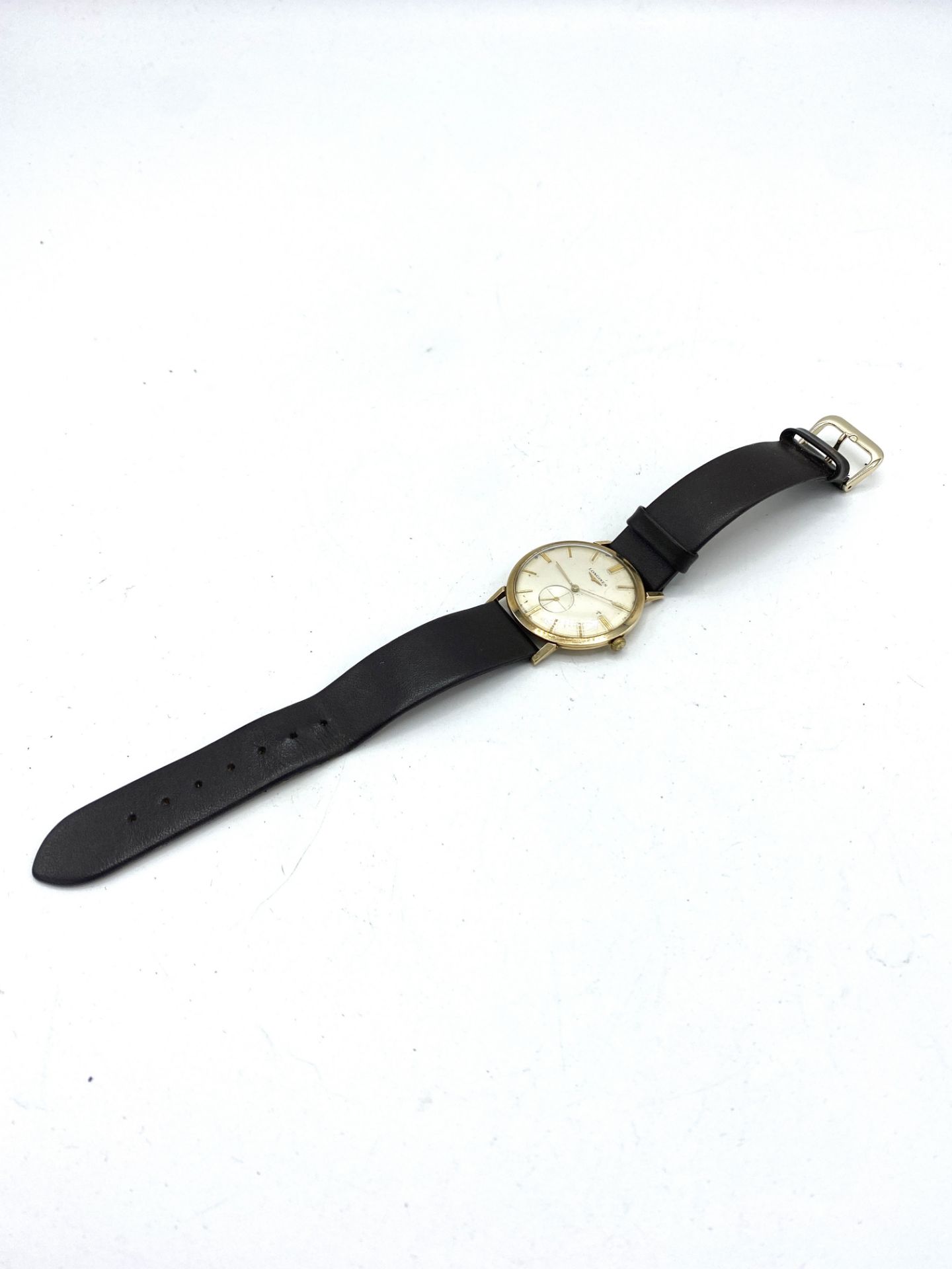 9ct gold cased Longines wrist watch - Bild 3 aus 5