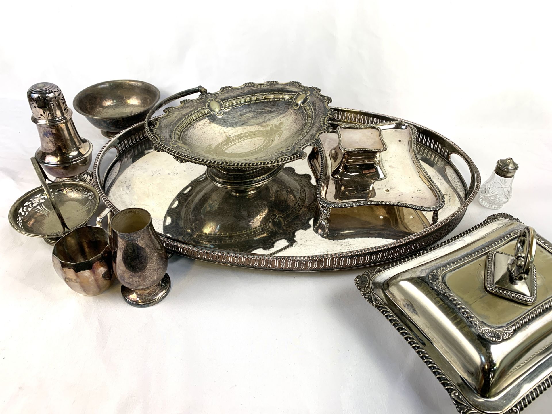 Quantity of silver plate - Image 5 of 6