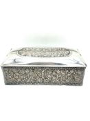 White metal jewellery casket