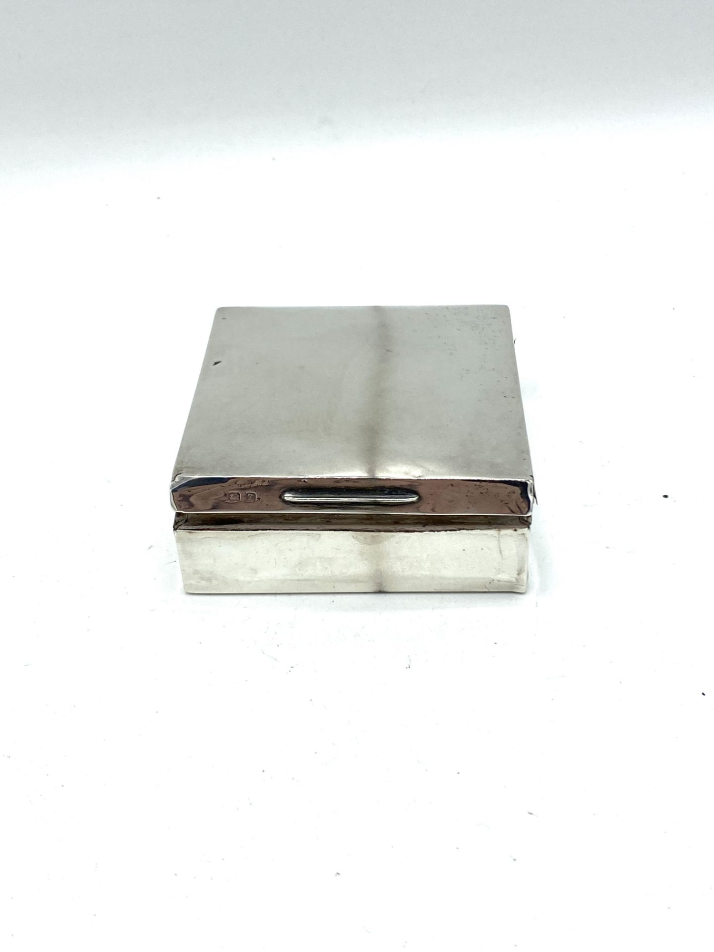 Two silver cigarette boxes and a silver cigarette case - Bild 5 aus 9