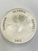 London Olympics 2012 five ounce silver coin