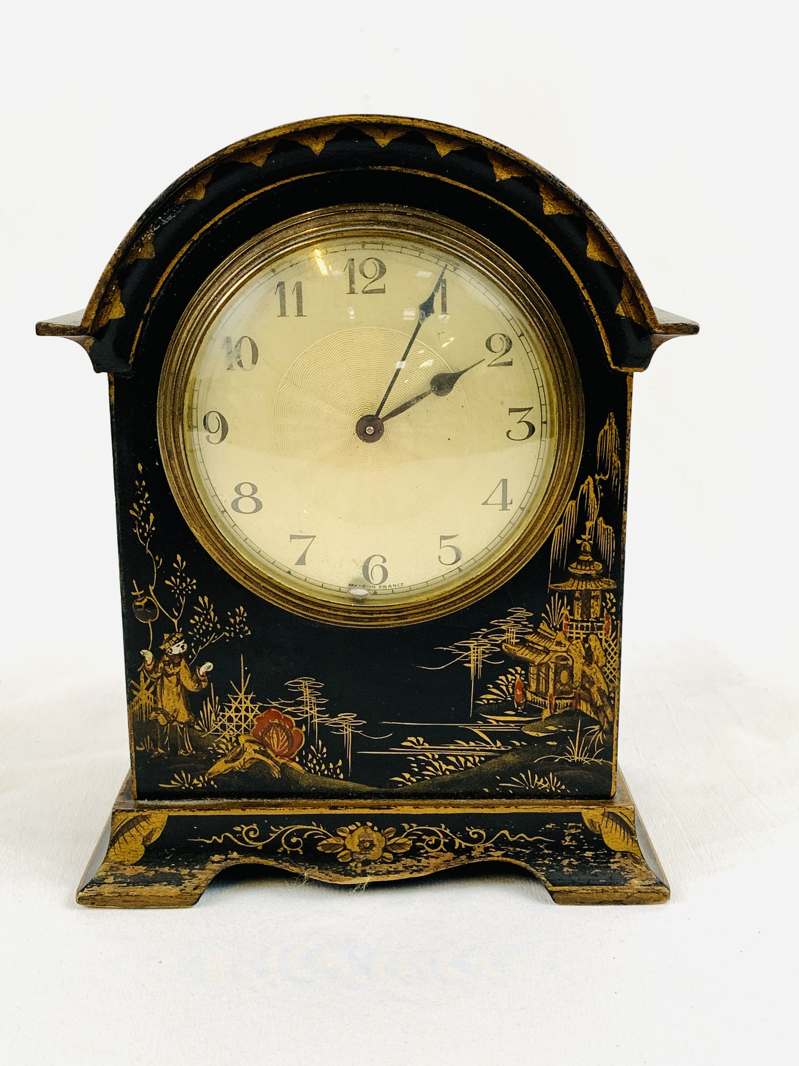 Chinoiserie mantel clock