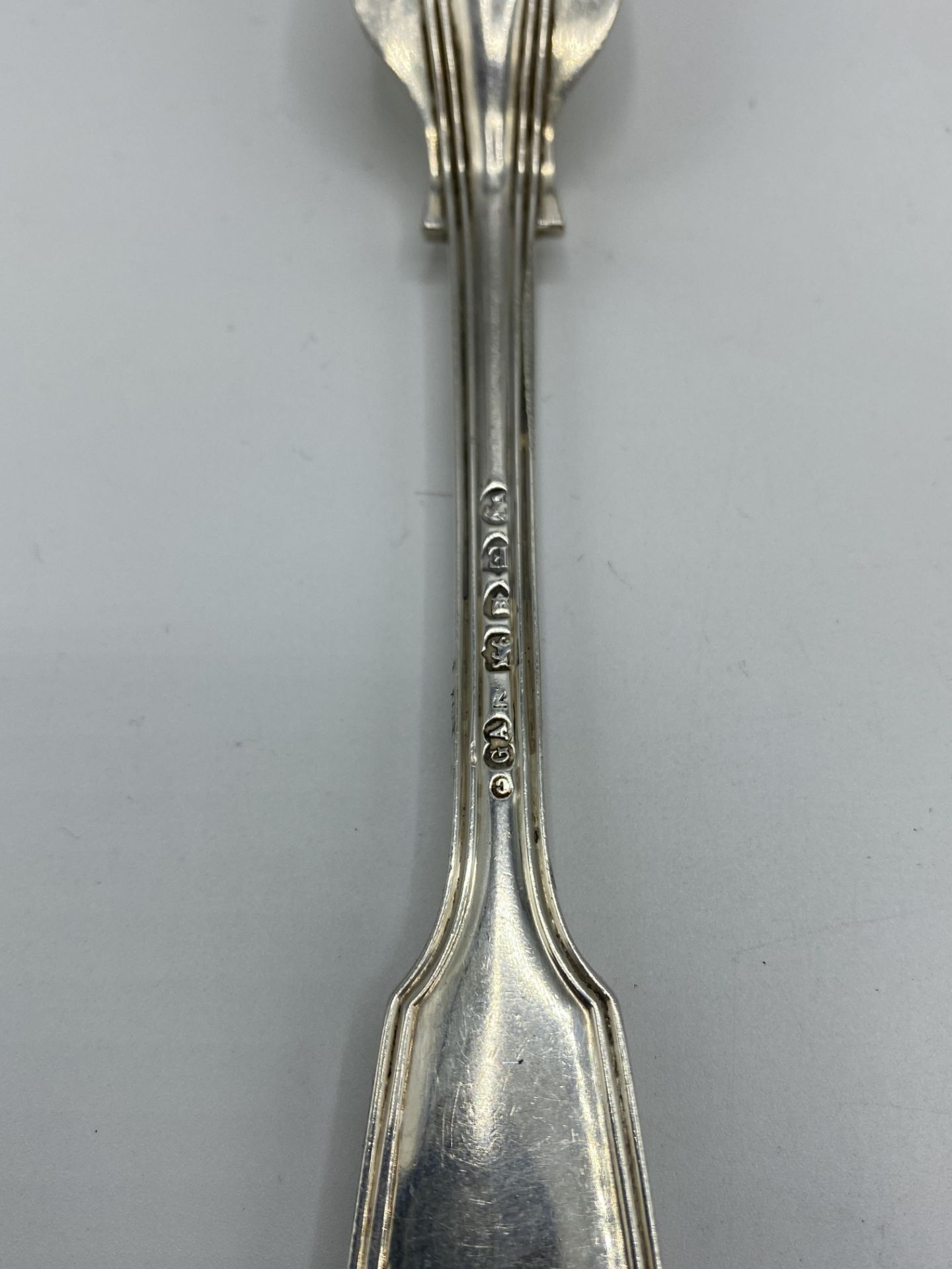 Sterling silver dinner forks by George Adams - Image 2 of 4