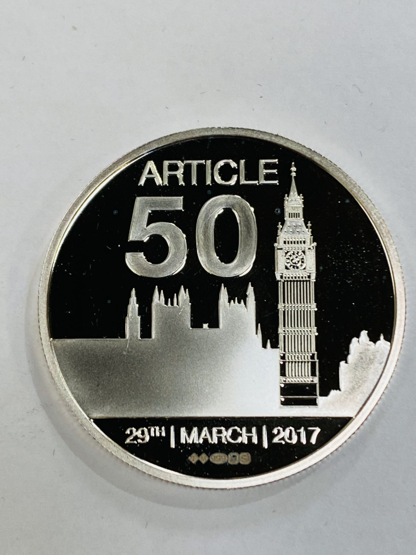 Article 50 silver one ounce coin - Bild 2 aus 3