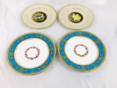 Collection of porcelain cabinet plates