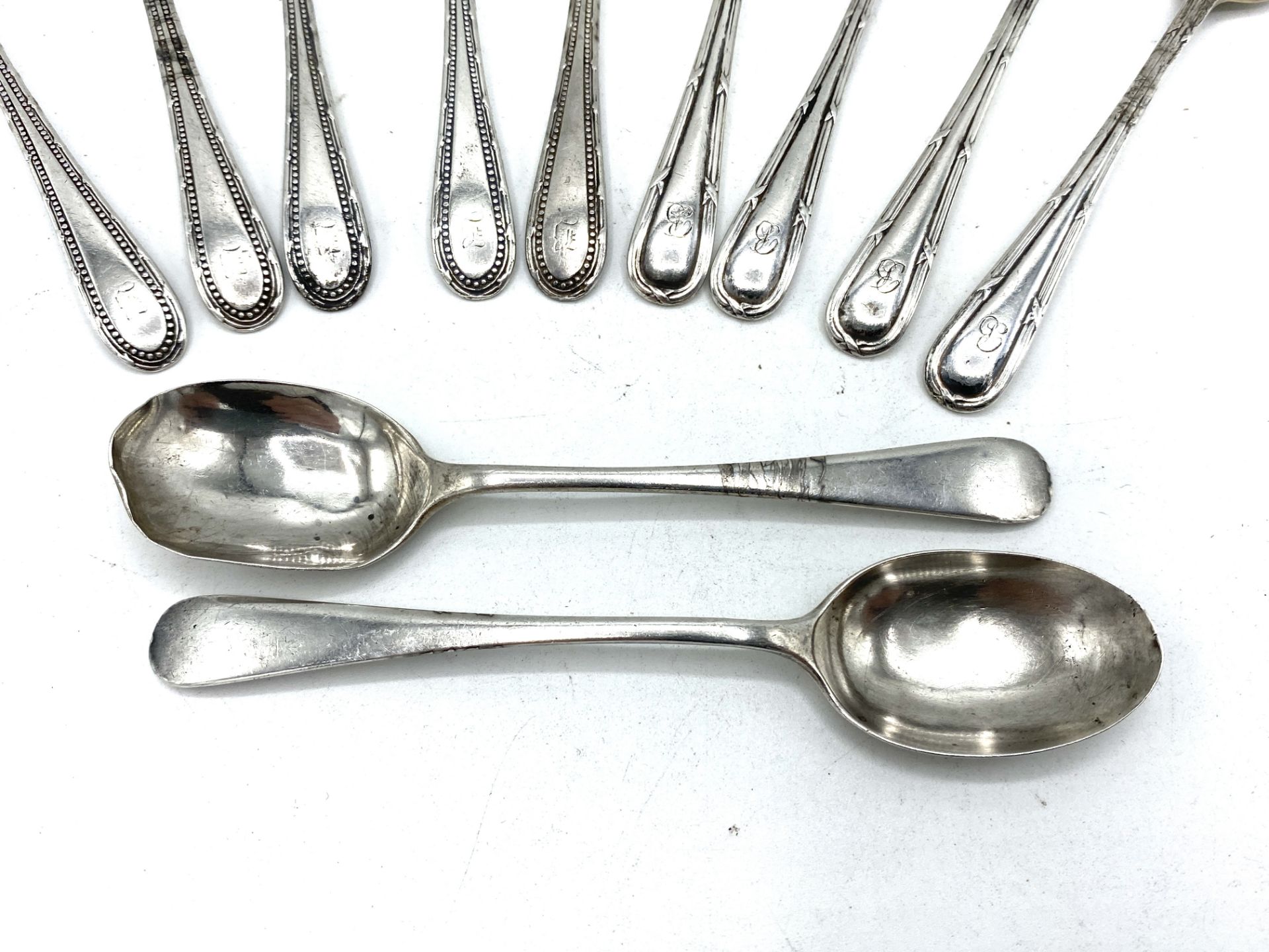 Collection of silver tea spoons - Image 4 of 6