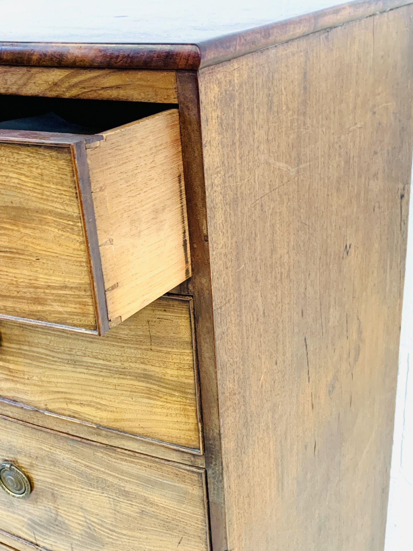 Mahogany chest of drawers - Image 4 of 6