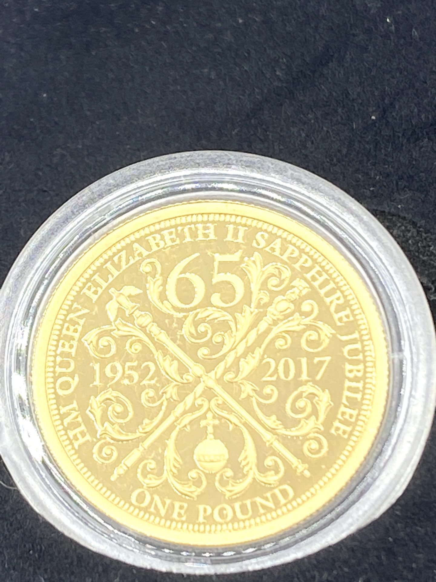 2016 Queen Elizabeth II 90th birthday £1 proof coin. - Bild 4 aus 4