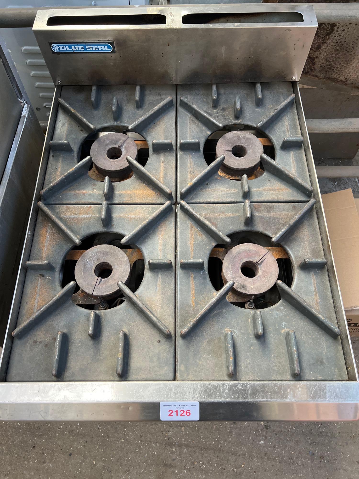 Blue Seal four ring gas burner oven - Image 2 of 3