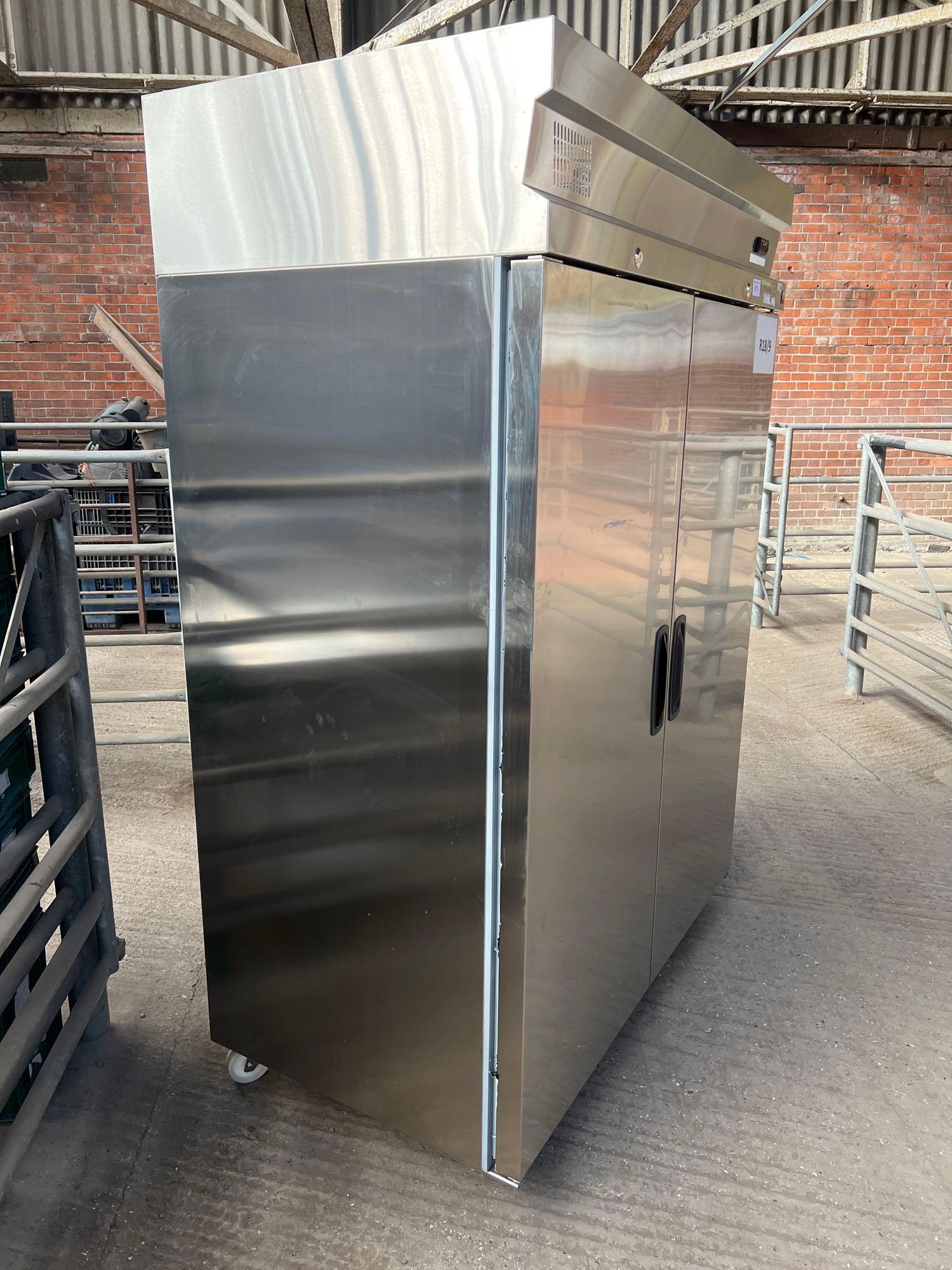 Double door stainless steel mobile fridge - Image 2 of 6