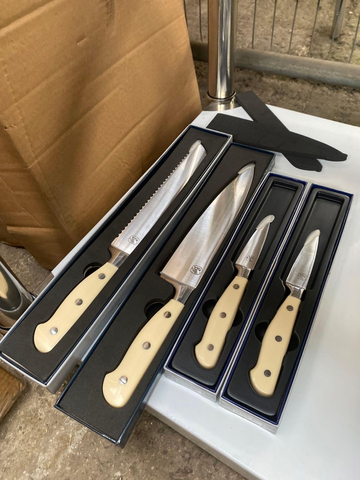 Four Broggi chef knives