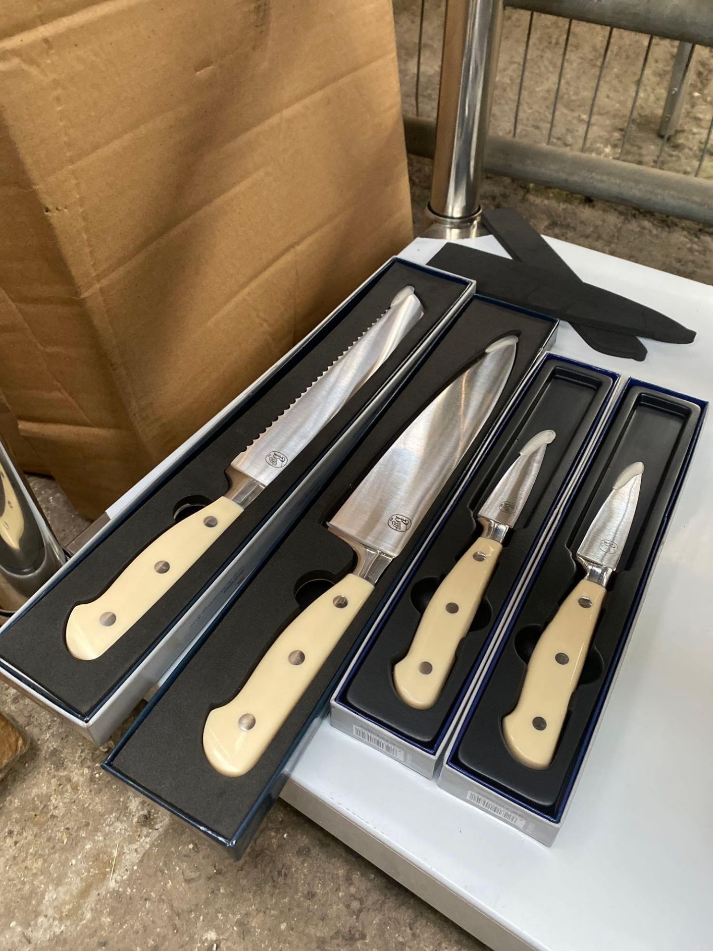 Four Broggi chef knives