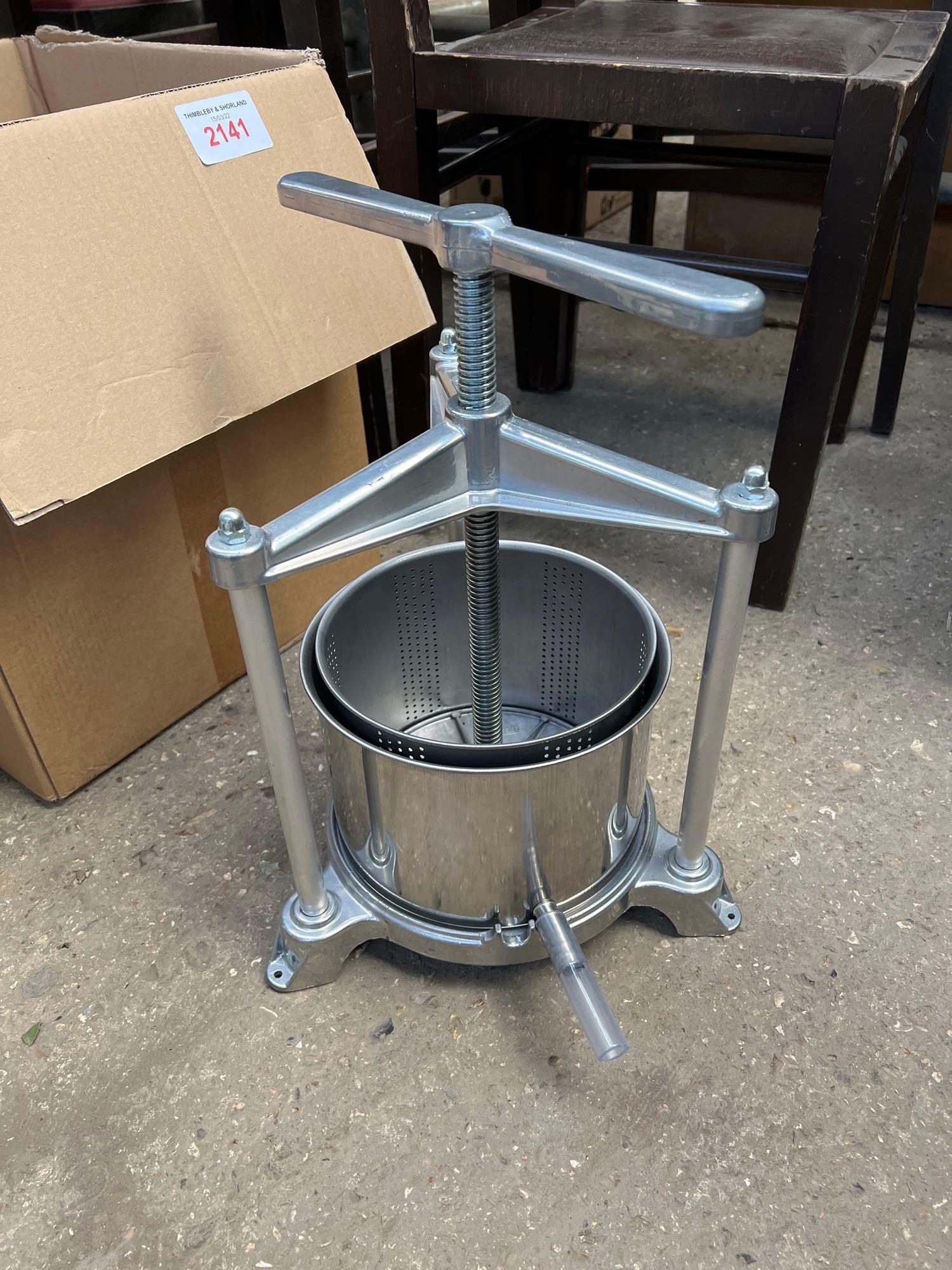 5.5 litre cross beam fruit press