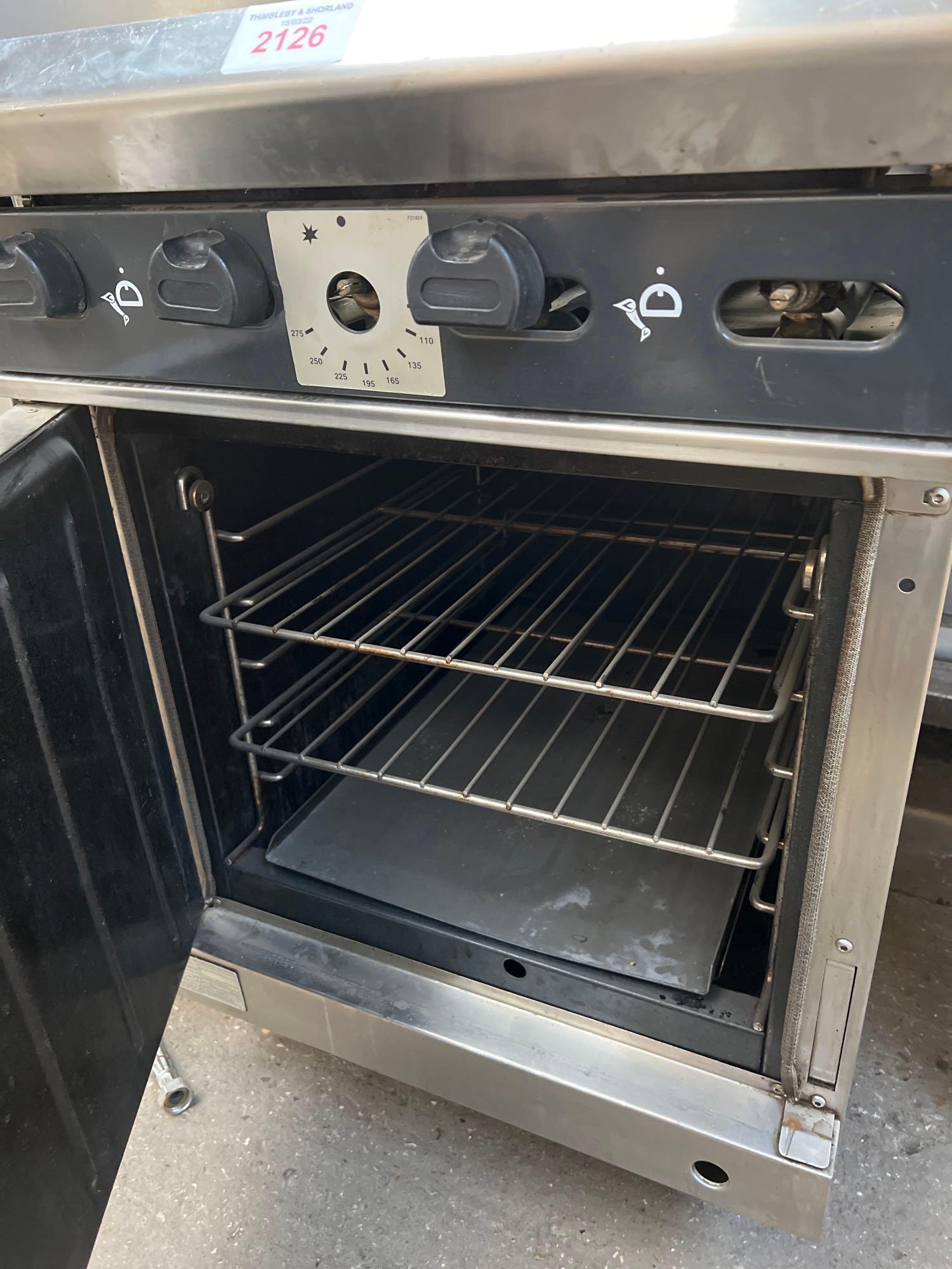 Blue Seal four ring gas burner oven - Image 3 of 3