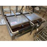 Roller grill double press