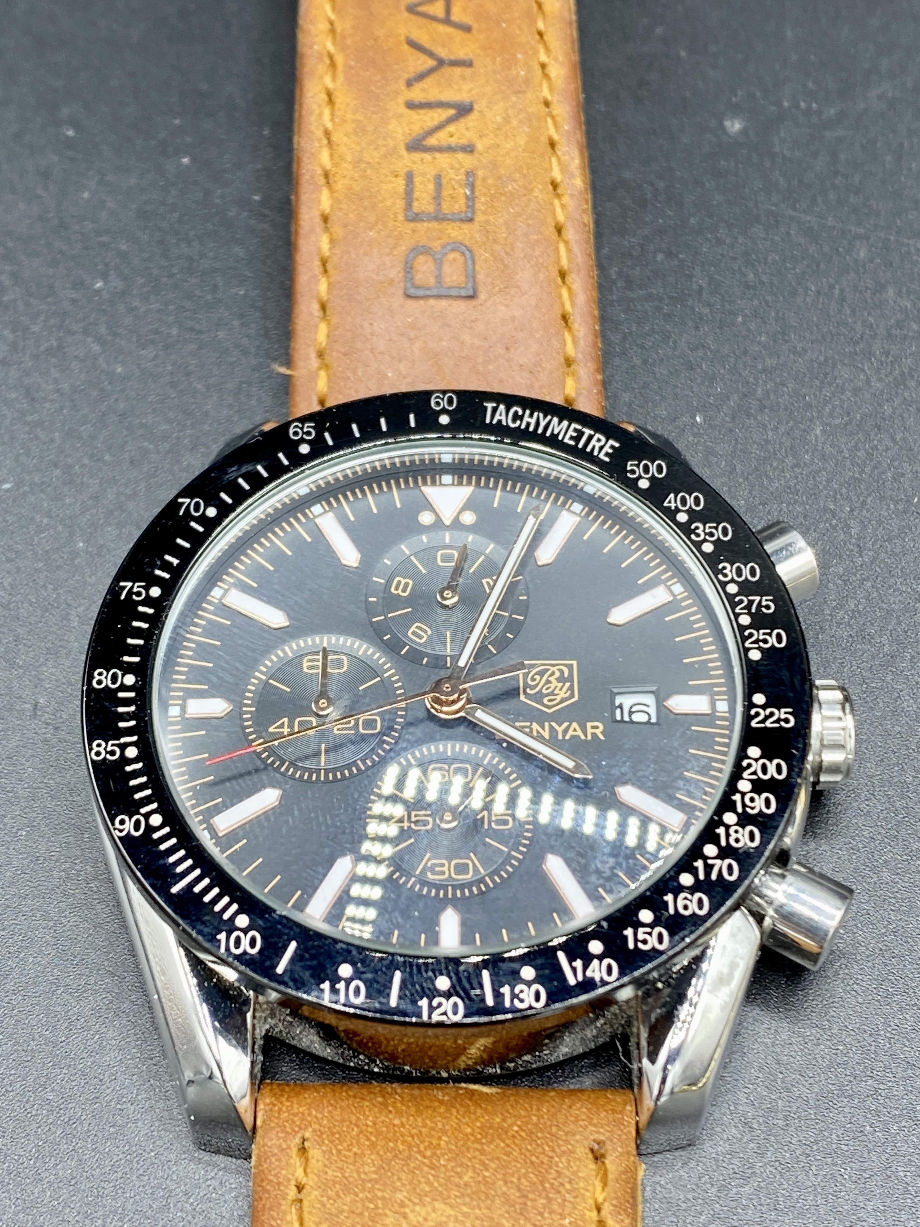 Seiko automatic gent's wrist watch with day and date aperture, with 5 other wrist watches - Image 3 of 7