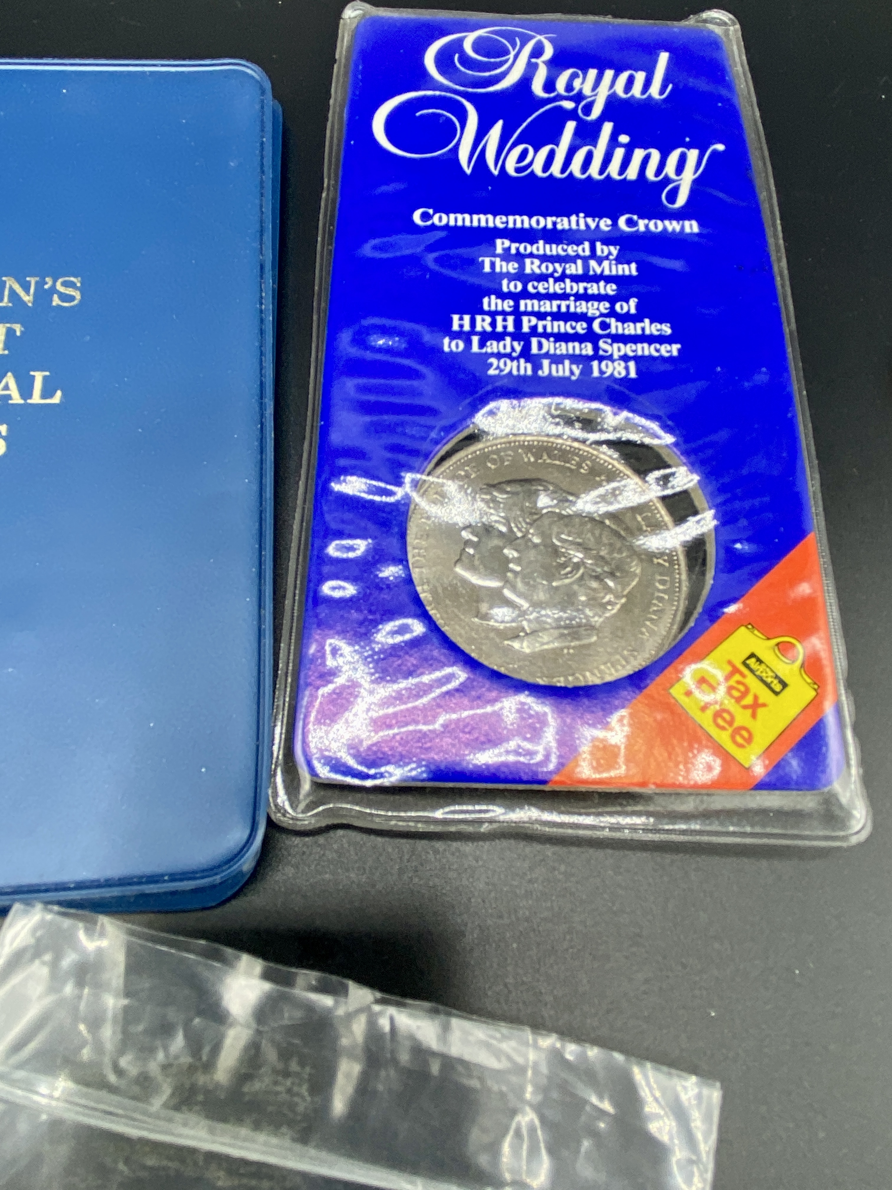 Two one ounce pure silver .999 fine ingots, and a collection of coins some silver - Image 5 of 10