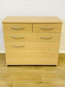 Laminate chest of drawers