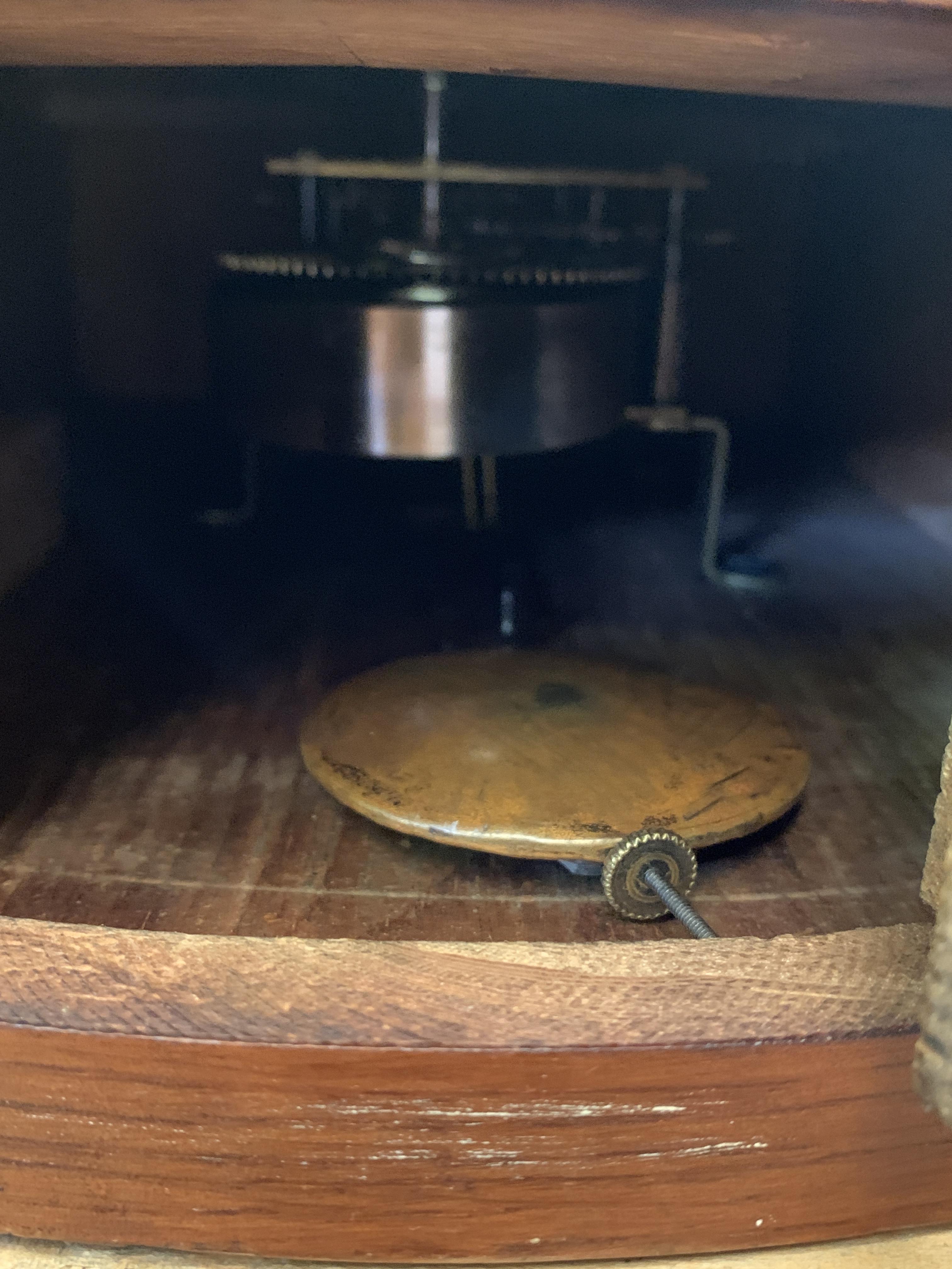 Ansonia Clock Company oak cased wall clock - Image 3 of 4