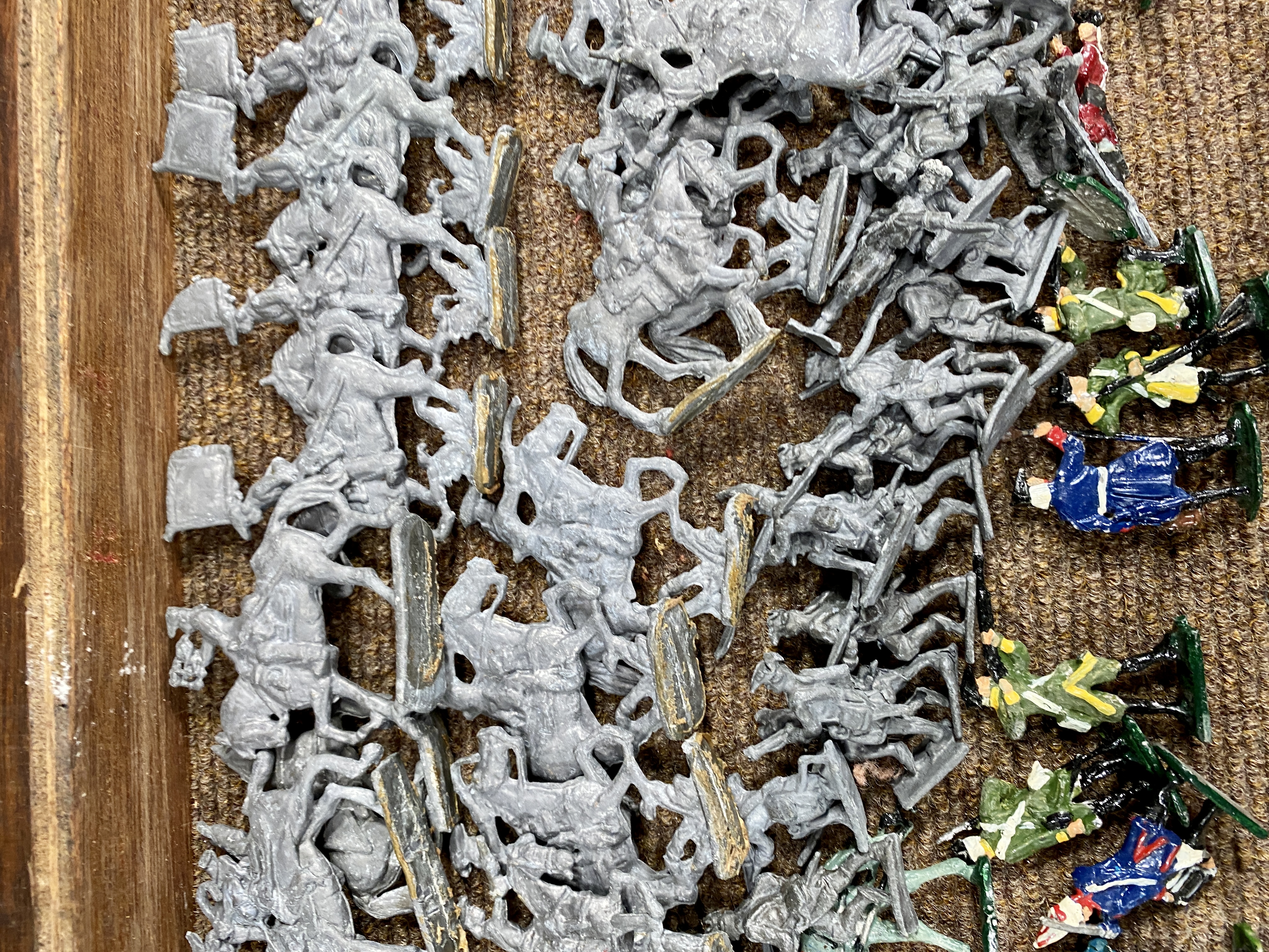 A collectors cabinet containing a quantity of metal soldiers - Image 24 of 34
