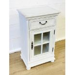 White painted cabinet