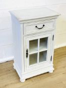 White painted cabinet