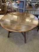 Ercol drop leaf dining table