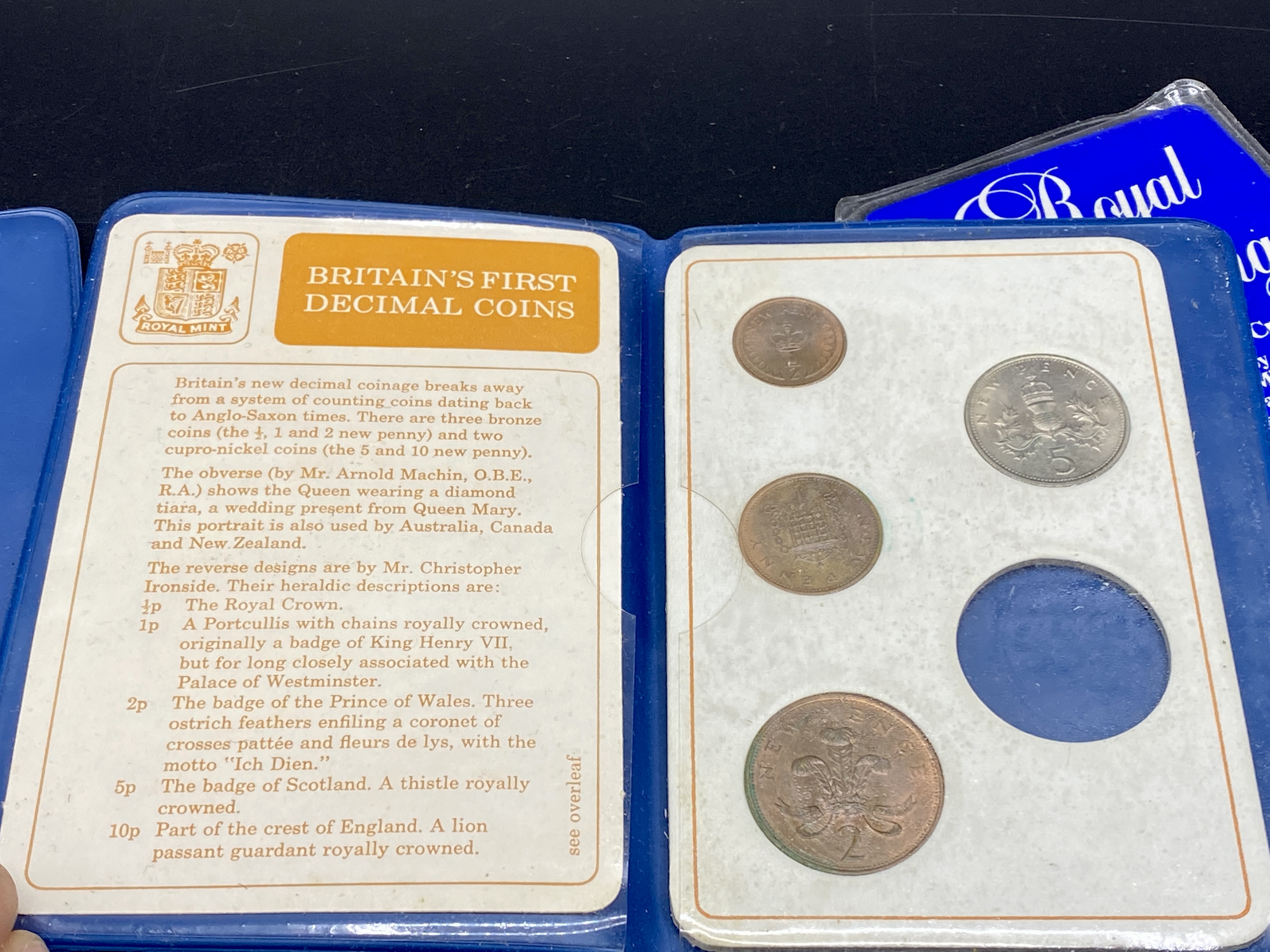 Two one ounce pure silver .999 fine ingots, and a collection of coins some silver - Image 9 of 10